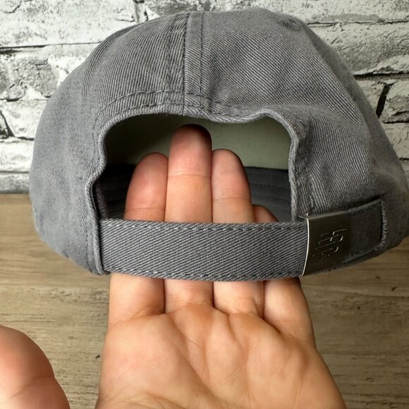 NWT New Balance Unisex Embroidered N Logo Baseball Hat Size One Size (Gray) - Picture 12 of 12